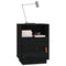 vidaXL Bedside Cabinets 2 pcs Black 40x34x55 cm Solid Wood Pine