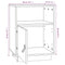 vidaXL Bedside Cabinets 2 pcs Black 40x34x55 cm Solid Wood Pine