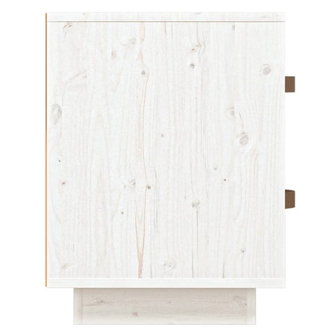 vidaXL Bedside Cabinets 2 pcs White 40x34x45 cm Solid Wood Pine
