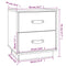 vidaXL Bedside Cabinets 2 pcs Grey 40x34x45 cm Solid Wood Pine