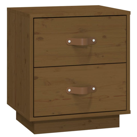 vidaXL Bedside Cabinets 2 pcs Honey Brown 40x34x45 cm Solid Wood Pine