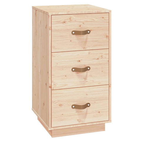 vidaXL Bedside Cabinet 40x40x75 cm Solid Wood Pine