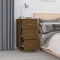 vidaXL Bedside Cabinets 2 pcs Honey Brown 40x40x75 cm Solid Wood Pine