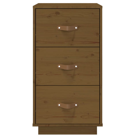 vidaXL Bedside Cabinets 2 pcs Honey Brown 40x40x75 cm Solid Wood Pine
