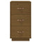 vidaXL Bedside Cabinets 2 pcs Honey Brown 40x40x75 cm Solid Wood Pine