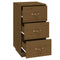 vidaXL Bedside Cabinets 2 pcs Honey Brown 40x40x75 cm Solid Wood Pine