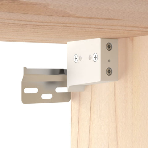 vidaXL Wall Cabinet 40x30x35 cm Solid Wood Pine