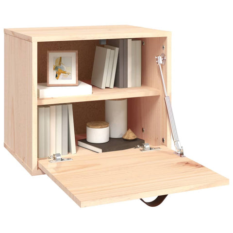 vidaXL Wall Cabinet 40x30x35 cm Solid Wood Pine