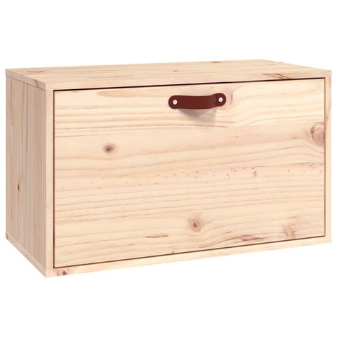 vidaXL Wall Cabinet 60x30x35 cm Solid Wood Pine