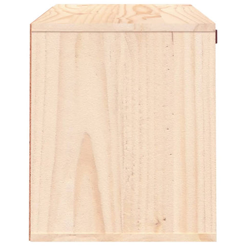 vidaXL Wall Cabinet 60x30x35 cm Solid Wood Pine