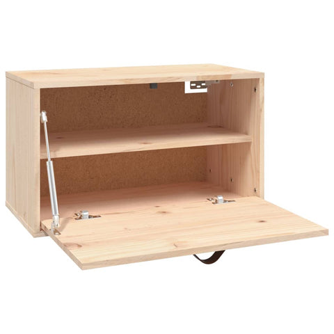vidaXL Wall Cabinet 60x30x35 cm Solid Wood Pine