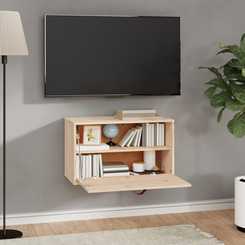 vidaXL Wall Cabinet 60x30x35 cm Solid Wood Pine
