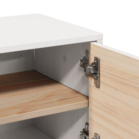 vidaXL Wall Cabinets 2 pcs White 31.5x30x30 cm Solid Wood Pine