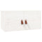 vidaXL Wall Cabinet White 60x30x30 cm Solid Wood Pine