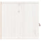 vidaXL Wall Cabinet White 60x30x30 cm Solid Wood Pine