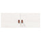 vidaXL Wall Cabinets 2 pcs White 80x30x30 cm Solid Wood Pine