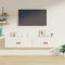 vidaXL Wall Cabinets 2 pcs White 80x30x30 cm Solid Wood Pine