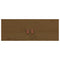 vidaXL Wall Cabinet Honey Brown 80x30x30 cm Solid Wood Pine