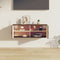 vidaXL Wall Cabinet Honey Brown 80x30x30 cm Solid Wood Pine