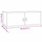 vidaXL Wall Cabinet Honey Brown 80x30x30 cm Solid Wood Pine