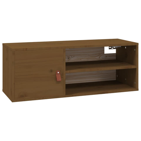 vidaXL Wall Cabinets 2 pcs Honey Brown 80x30x30 cm Solid Wood Pine