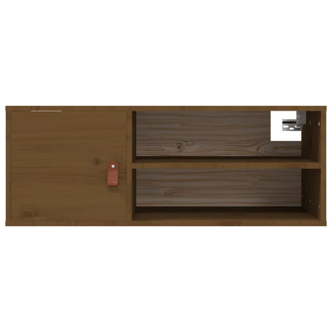 vidaXL Wall Cabinets 2 pcs Honey Brown 80x30x30 cm Solid Wood Pine
