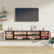 vidaXL Wall Cabinets 2 pcs Black 80x30x30 cm Solid Wood Pine