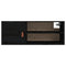 vidaXL Wall Cabinets 2 pcs Black 80x30x30 cm Solid Wood Pine