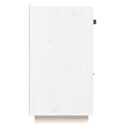 vidaXL Sideboard White 34x40x75 cm Solid Wood Pine