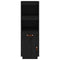 vidaXL Highboard Black 34x40x108,5 cm Solid Wood Pine