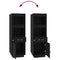 vidaXL Highboard Black 34x40x108,5 cm Solid Wood Pine
