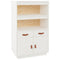 vidaXL Highboard White 67x40x108.5 cm Solid Wood Pine