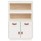 vidaXL Highboard White 67x40x108.5 cm Solid Wood Pine