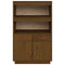 vidaXL Highboard Honey Brown 67x40x108.5 cm Solid Wood Pine