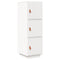 vidaXL Highboard White 34x40x108.5 cm Solid Wood Pine