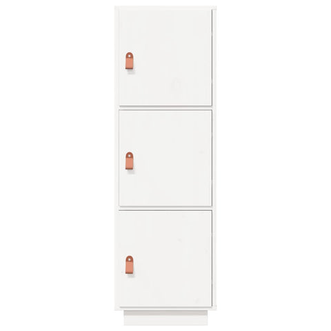 vidaXL Highboard White 34x40x108.5 cm Solid Wood Pine