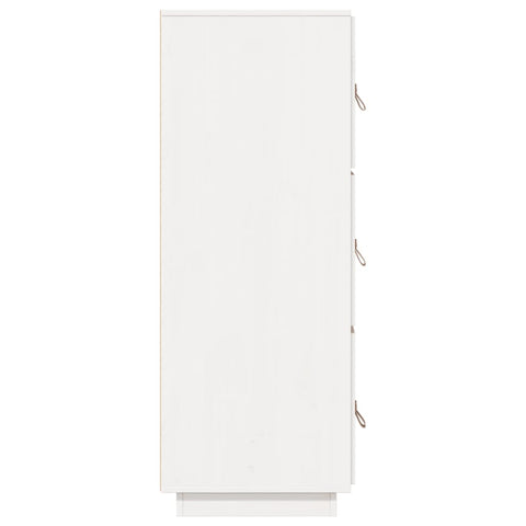 vidaXL Highboard White 34x40x108.5 cm Solid Wood Pine