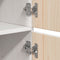 vidaXL Highboard White 34x40x108.5 cm Solid Wood Pine