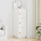 vidaXL Highboard White 34x40x108.5 cm Solid Wood Pine