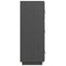 vidaXL Highboard Grey 34x40x108.5 cm Solid Wood Pine