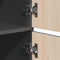 vidaXL Highboard Grey 34x40x108.5 cm Solid Wood Pine