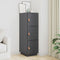 vidaXL Highboard Grey 34x40x108.5 cm Solid Wood Pine