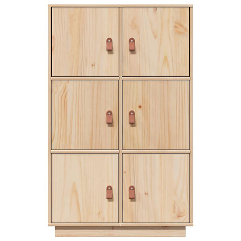 vidaXL Highboard 67x40x108.5 cm Solid Wood Pine