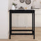 vidaXL Bar Table Black 100x50x110 cm Solid Wood Pine