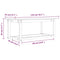 vidaXL Coffee Table 110x55x45 cm Solid Wood Pine