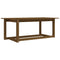 vidaXL Coffee Table Honey Brown 110x55x45 cm Solid Wood Pine