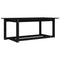 vidaXL Coffee Table Black 110x55x45 cm Solid Wood Pine