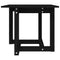 vidaXL Coffee Table Black 50x50x45 cm Solid Wood Pine