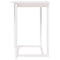 vidaXL Bar Table White 80x80x110 cm Solid Wood Pine