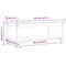 vidaXL Coffee Table 110x55x45 cm Solid Wood Pine
